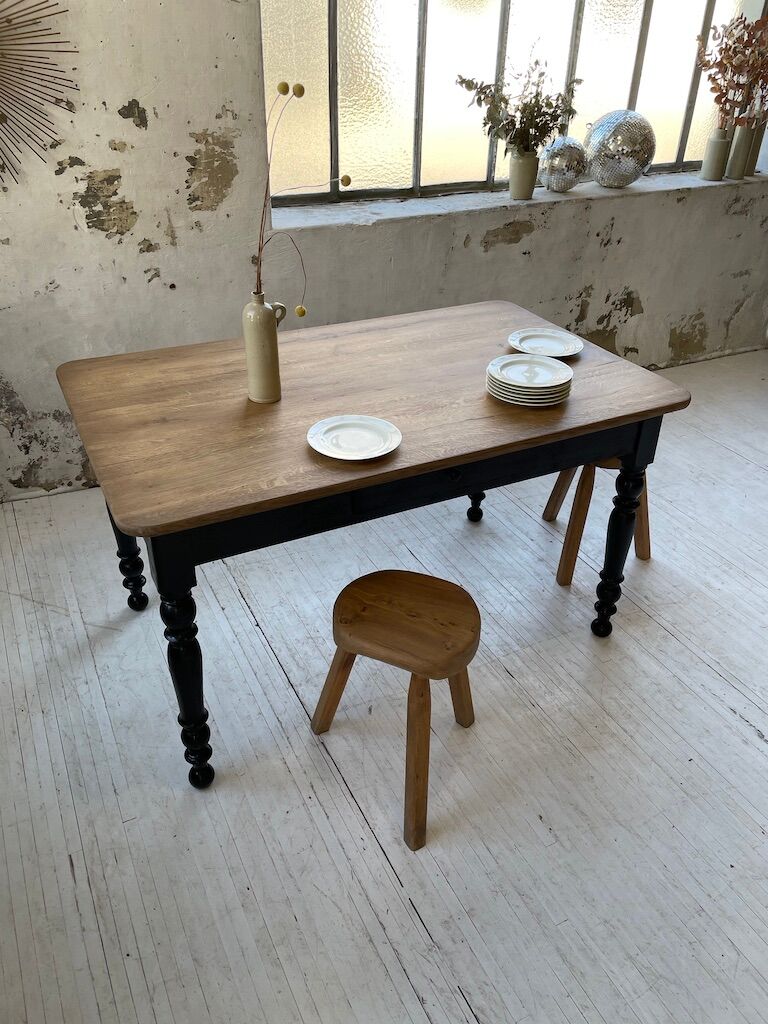 Farm bistro table in oak