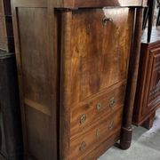 Empire period walnut secretary