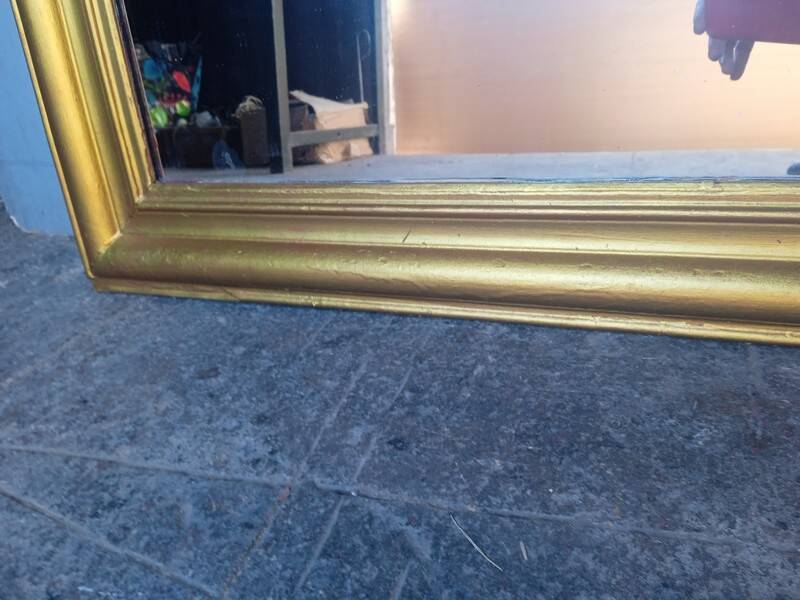 Miroir Louis Philippe bois doré ep XIX em - 110 cm