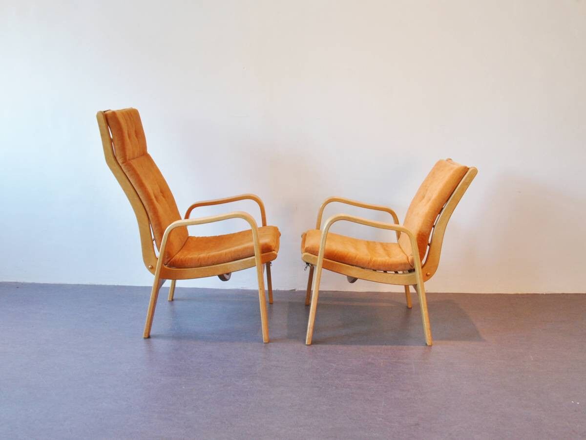 Set of 2 lounge chairs by Cees Braakman for Pastoe