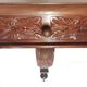 Carved wood side table. 1950s