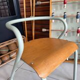 Hitier school chair in metal and wood