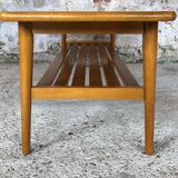 Scandinavian teak coffee table in the 70s