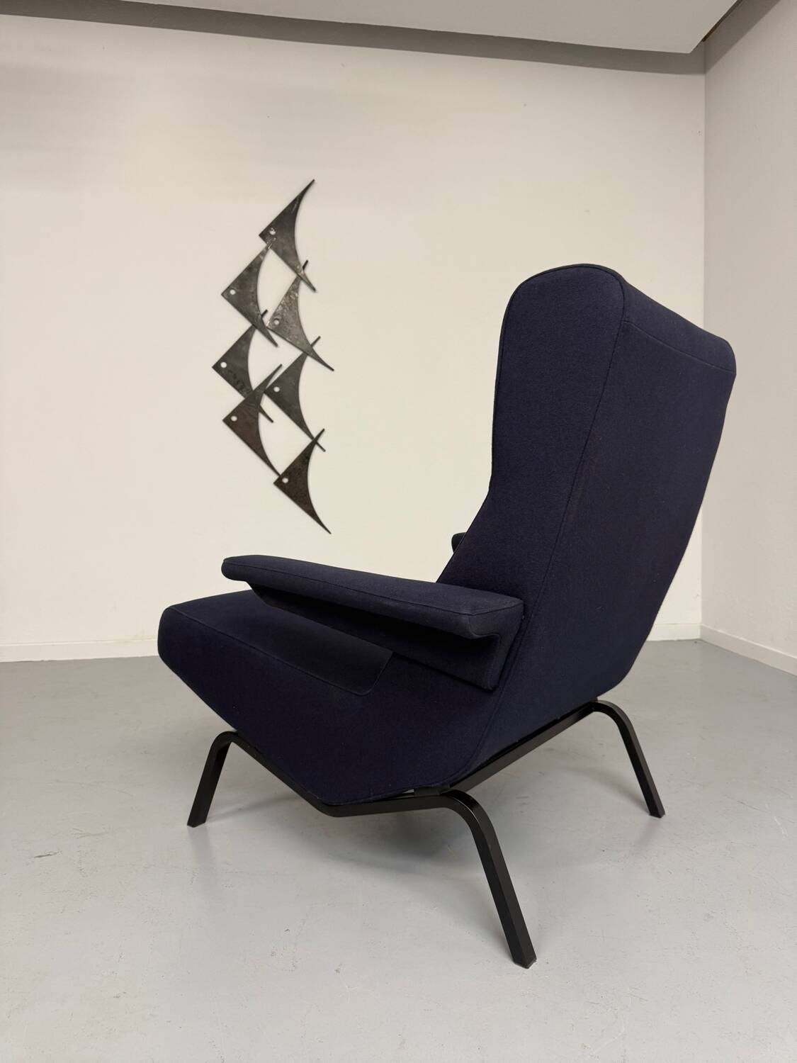 Archi Ligne Roset armchair, Pierre Paulin design, CM 195 HD, vintage blue
