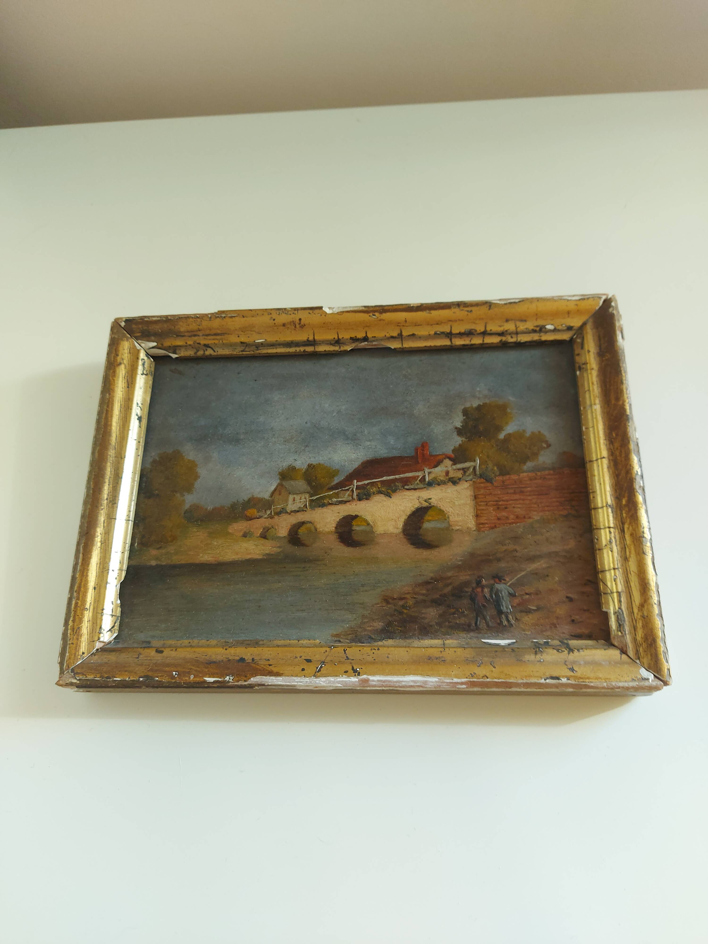 Painting, painting, oil on wood