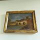 Tableau , peinture , huile sur bois