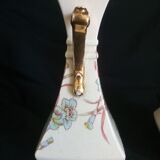 Art Nouveau cracked ceramic trim, eyelet patterns