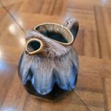 Glazed stoneware jug with spout – Decorative ceramics, France, 1970s