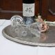 Three Art Deco wine glasses, Café Bistro Illusion
