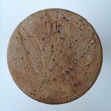 Vintage vase in pyrity sandstone, signed