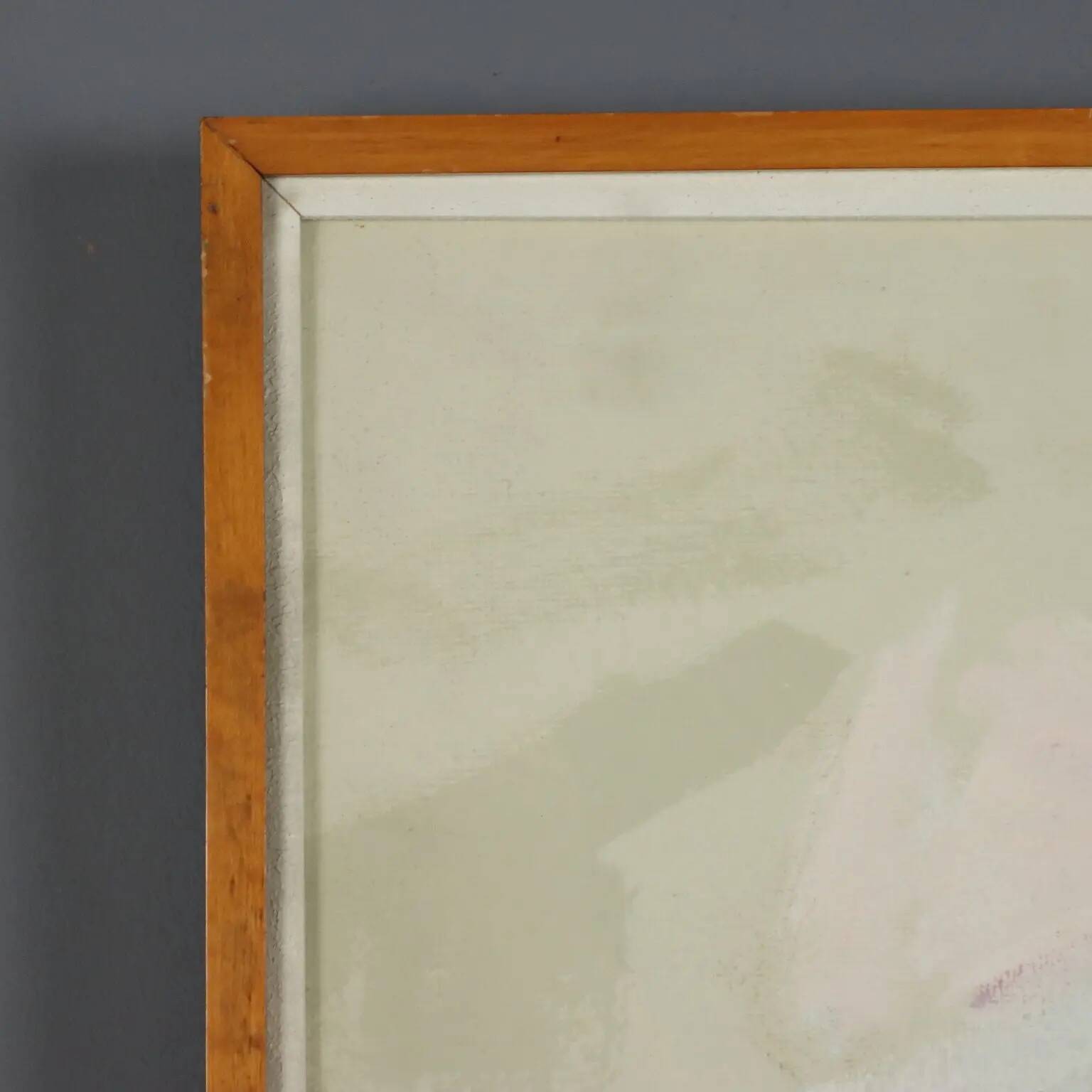 Modern painting signed by Leonardo Stroppa, female figures, 20th century.