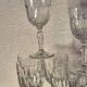 Verres pied cristal
