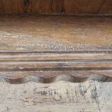 Old collector's wall display case in Burmese teak