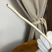 Suspension in white mother-of-pearl and brass