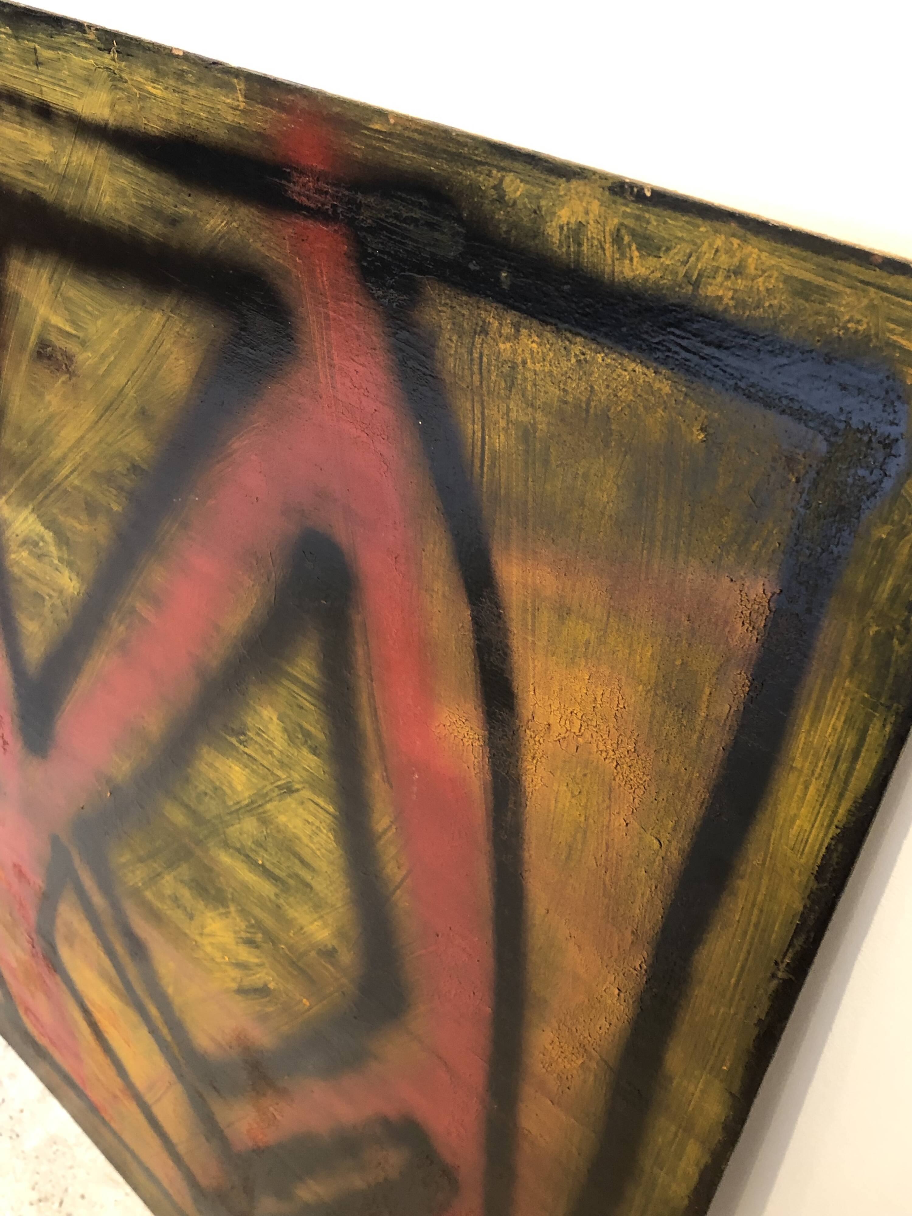 Abstract vintage painting