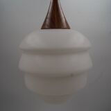 Vintage Philips Kalff opaline chandelier