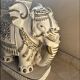 Ceramic elephant stool/stand Hollywood Regency style 1960s