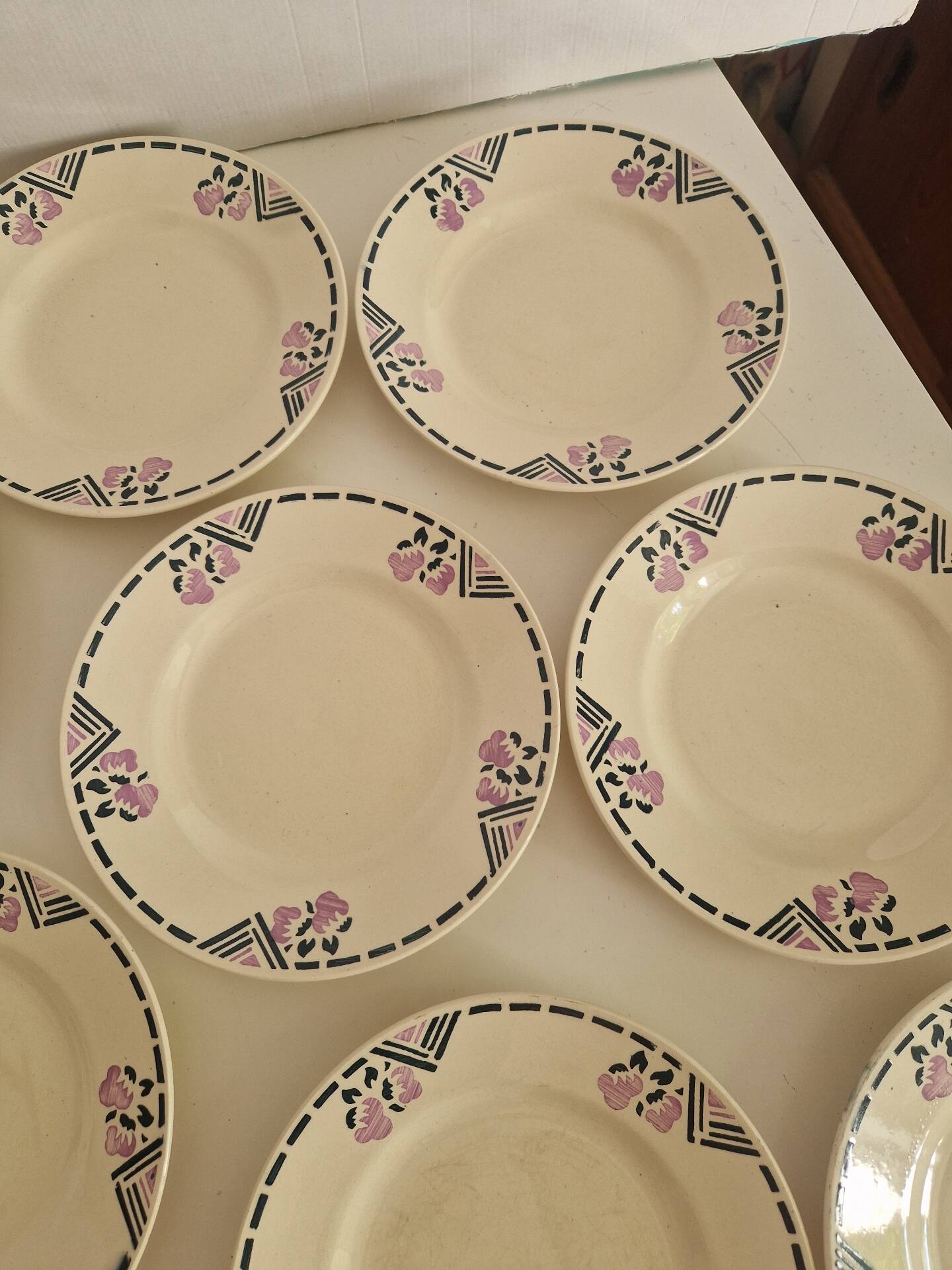 Set of 12 Dessert Plates Model Tunis