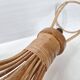 Pair of vintage rattan lamps 1960