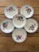 6 assiettes creuses vintage