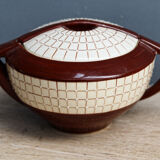 Tea service, coffee, faience de Longchamp, 50s