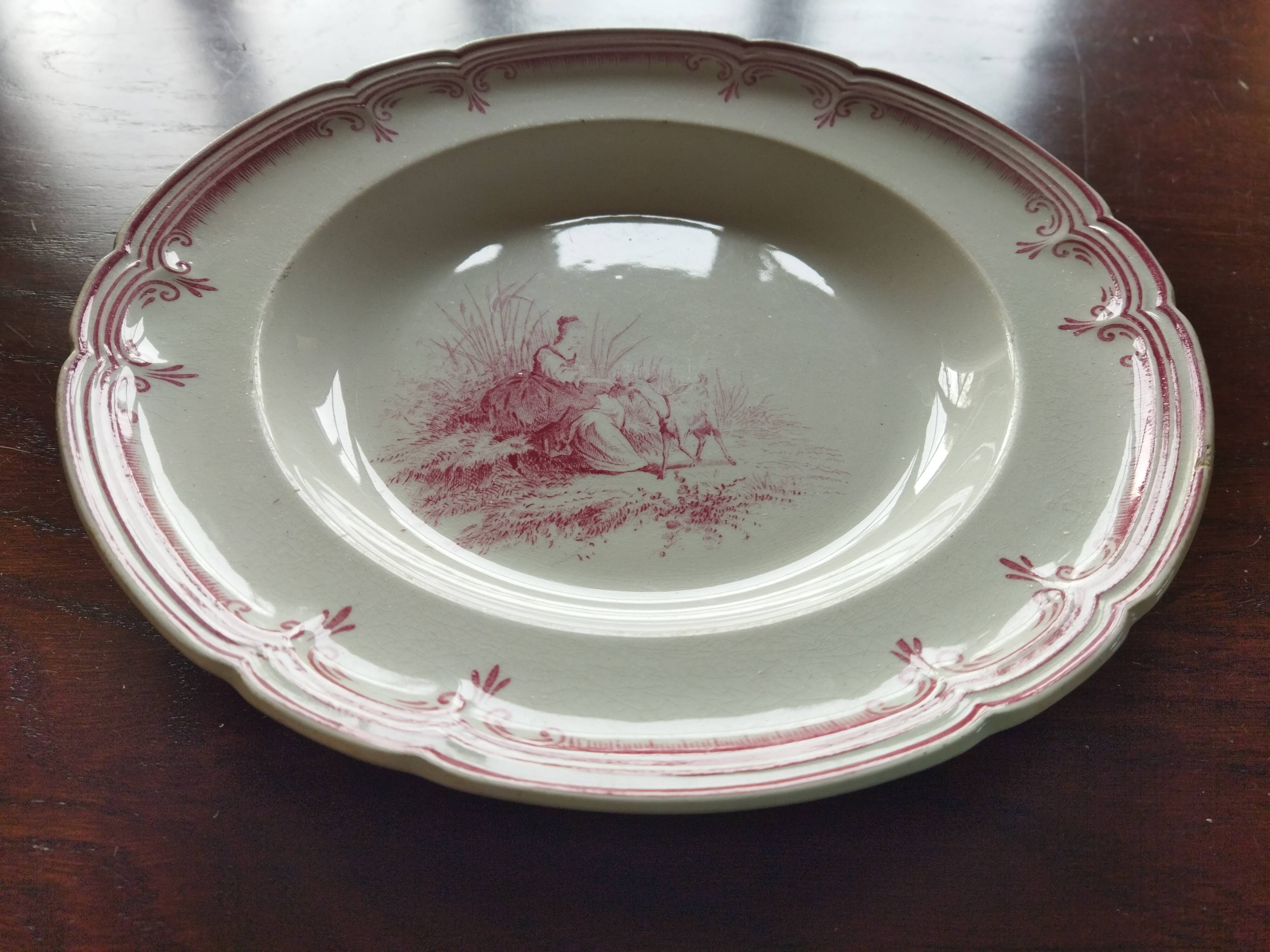 Boulenger & Cie Choisy ironstone deep plate