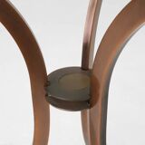 Table d'appoint Hollywood Regency par Belgo Chrom, Belgique vers 1980