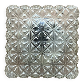 Square wall light ceiling fixture transparent glass