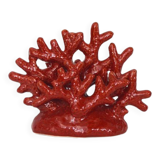 Red ceramic coral