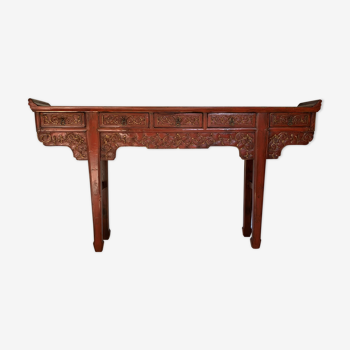 Console laquée chinoise