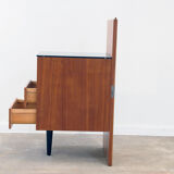 Table de chevet du milieu du siècle entièrement rénovée par Mojmír Požár, années 1960, Tchécoslovaquie