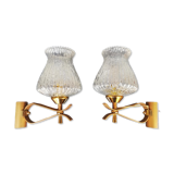 Pair of vintage 60s wall lamps