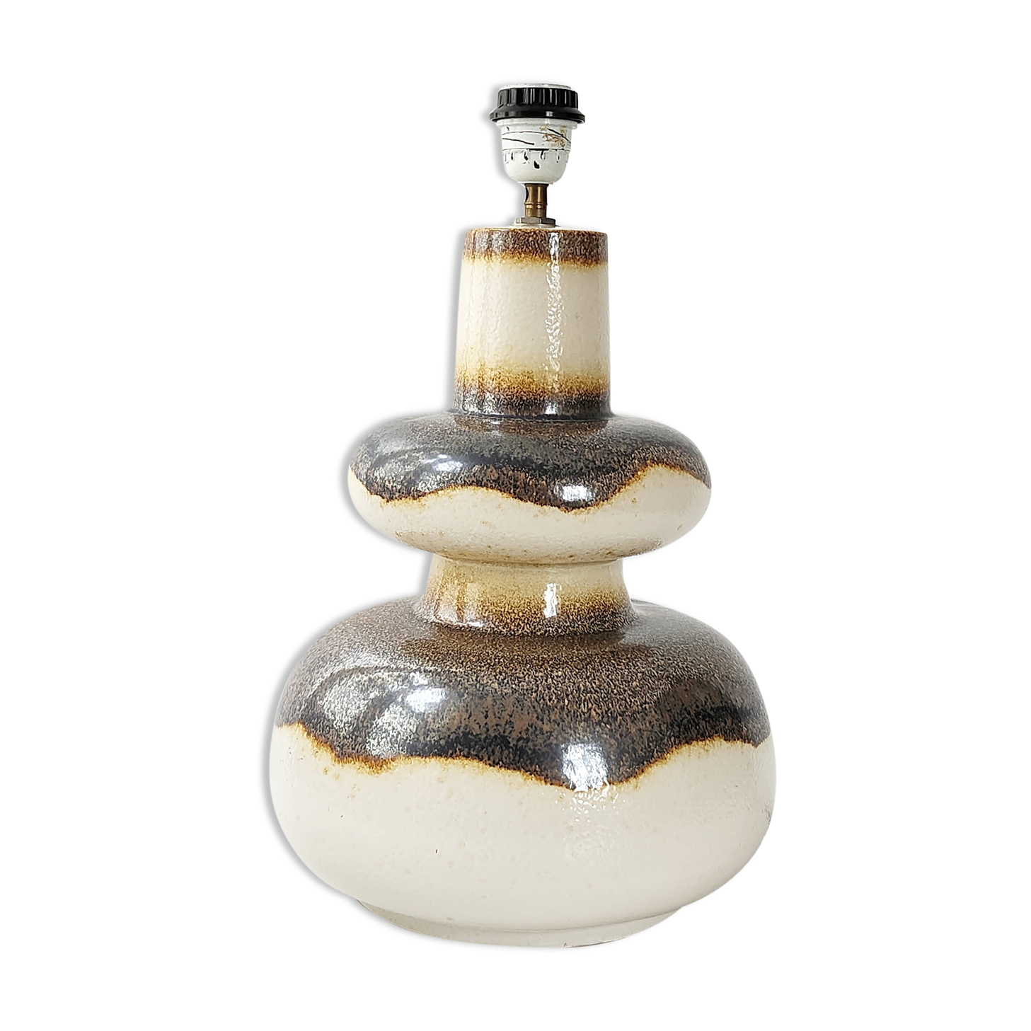 Vintage lamp foot 1970 ceramic