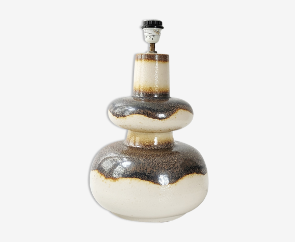 Pied de lampe vintage 1970 céramique