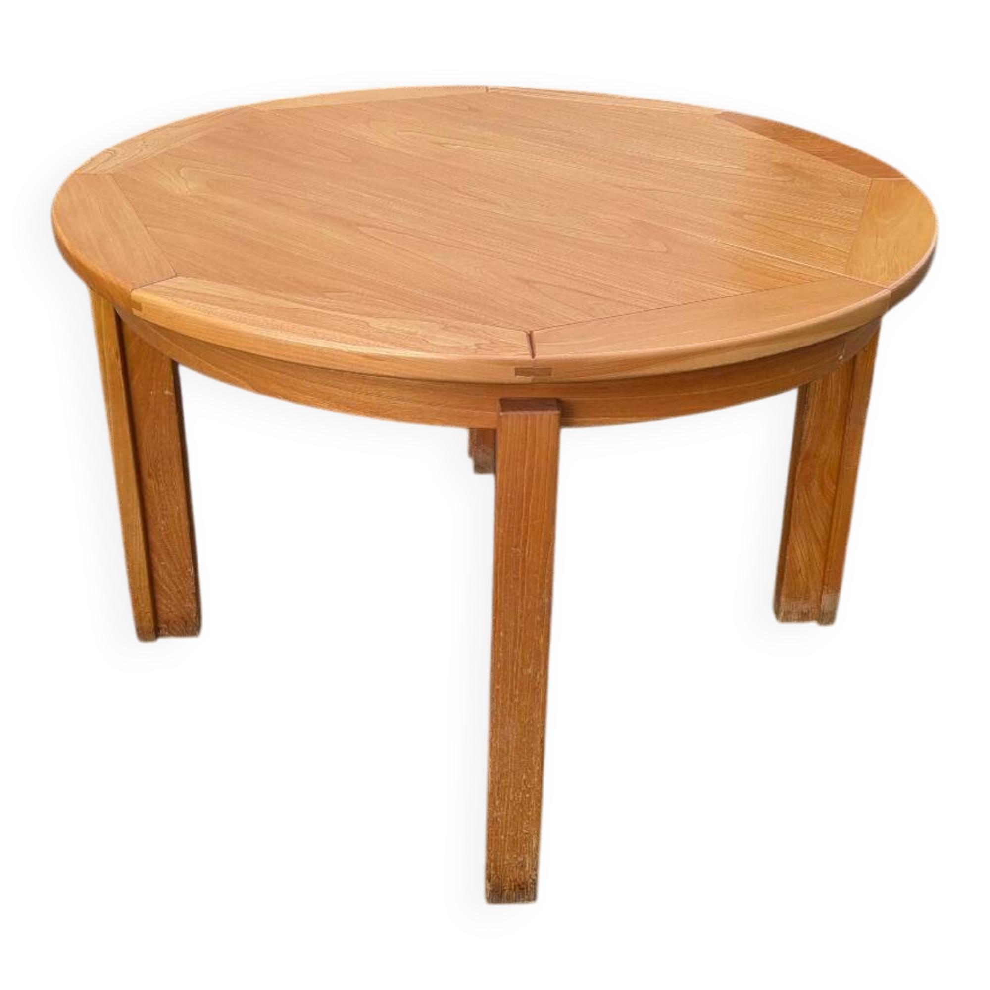 Dining table in elm from 1980