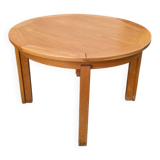 Dining table in elm from 1980