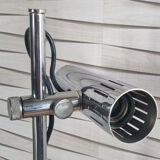 Desk lamp, design, chrome, adjustable, vintage, 70s.