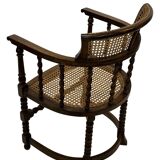 Antique Barley Twist, Rattan Seated Captains Chair easy chair Classic