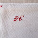 damask pension towel marked DC