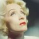 Photo print on silver color paper Marlène Dietrich format40X40cm
