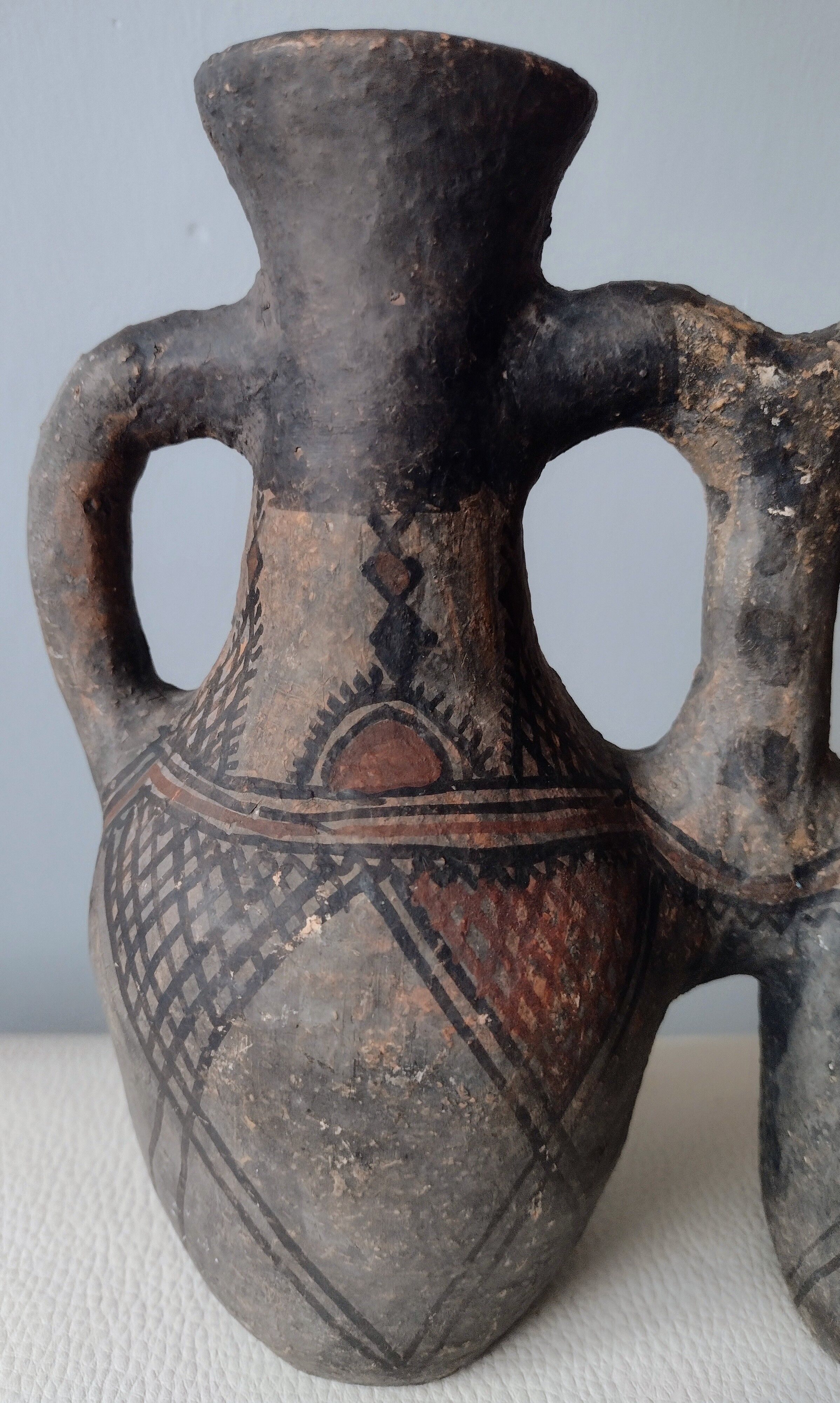 Antique berber double vessel