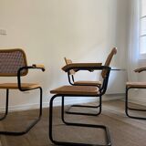 Rare ensemble de fauteuils B64 par Marcel Breuer