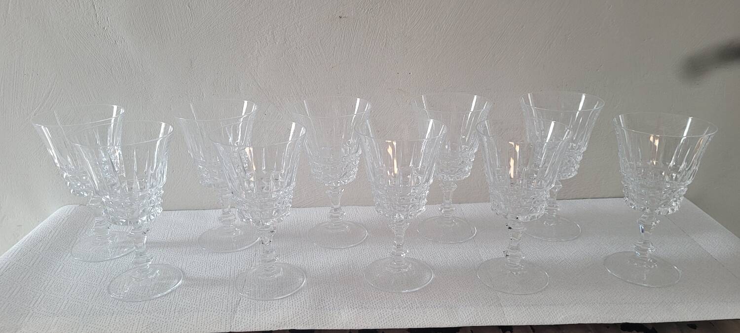 50s crystal glasses