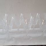 50s crystal glasses