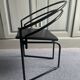 Ensemble de 4 chaises Latonda de Mario Botta pour Alias 1986, rare version avec l'assise en cuir