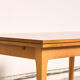 Vintage Scandinavian style dining table, side extensions