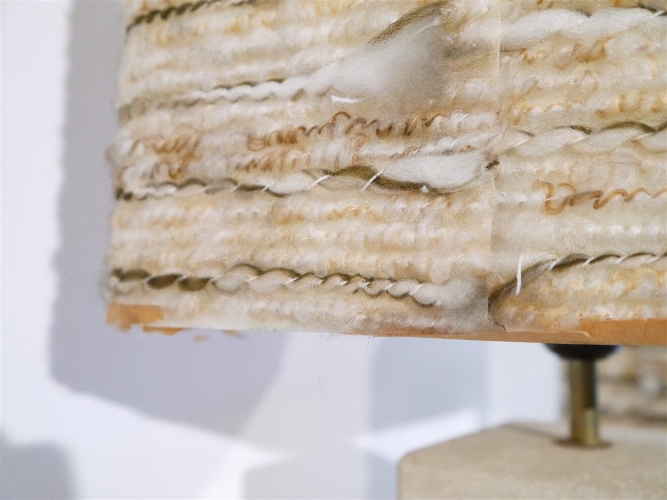 Pair of vintage stone lamps 1970