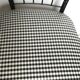 Paire de chaises Colette Gueden pied de poule années 50
