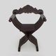 Vintage Savonarola chair in wood, Italy, 1950s