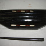 Office set, 1950 ebony wood